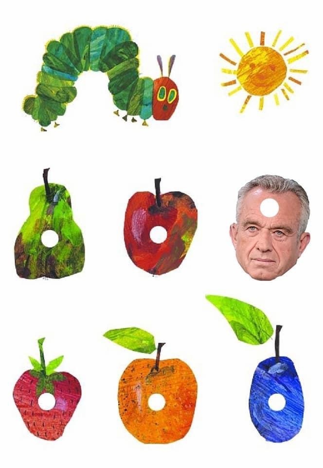 The Hungry Hungry Caterpillar starved that day apparently.