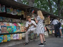 The riverbank booksellers of Paris refuse to move for the 2024 Summer Olympics